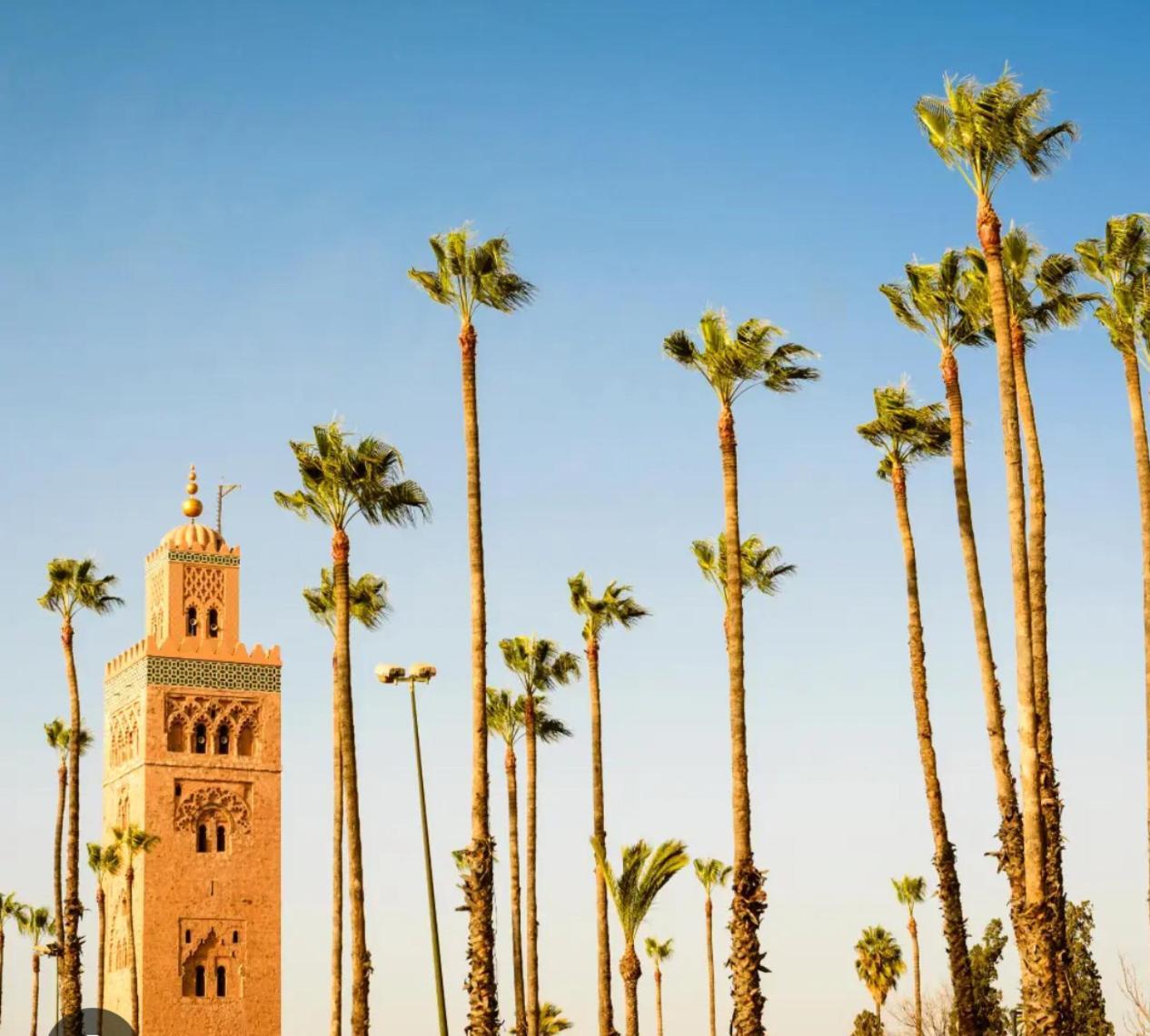 Magnifique Appartement Spacieux Confort Propre Familial 2 Chambres Salon Et Salle A Manger A 20Mn A Pied De Place Jemaa El Fina 4 Piscines Dans Espace De Golf A 12 Mn En Voitures L Entree Est Gratuit Pour La Clientele Ouvert Entre 10H Et 20H Marrakesh Exterior foto